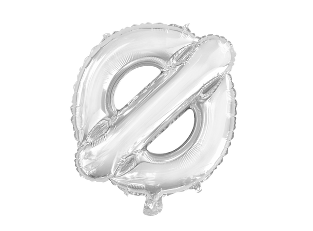 Bokstavballong - Ø - Sølv 1 Folieballong - 41cm (16")