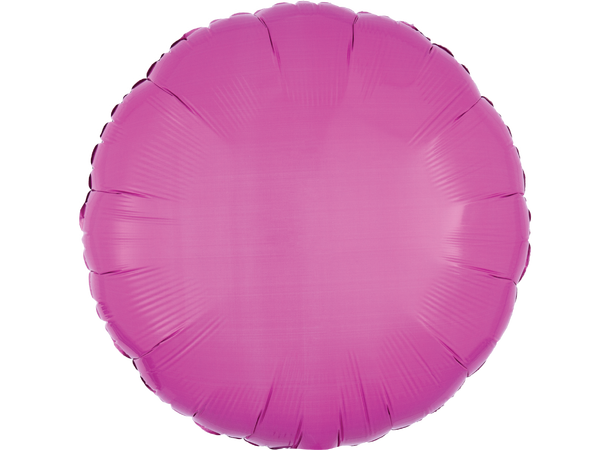 Bright Bubble Gum Pink Decorator Circle 1 Folieballong - Rund - 18" (43cm)