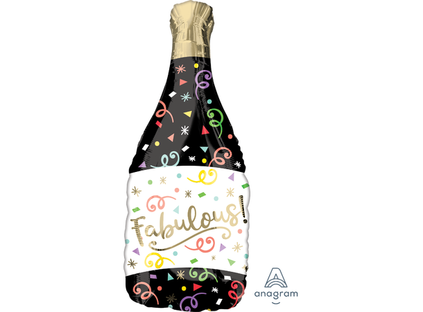 Confetti Bubbly 1 Stor folieballong med form - 24x91cm