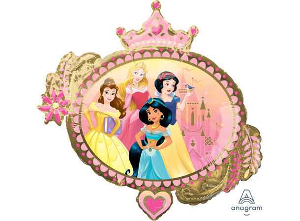 Disney Prinsesse 1 Folieballong med form - 86x81cm