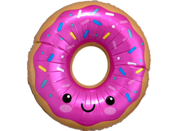 Donut 1 Stor folieballong med form 68x68cm