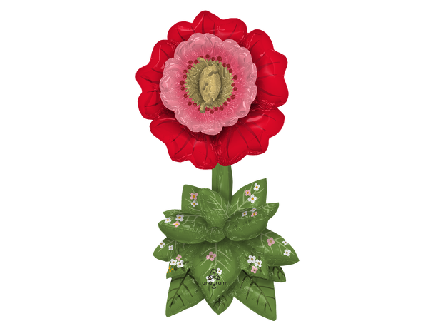Flower Stacker 1 Folieballong med form - 63x121cm