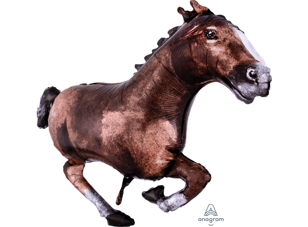 Galloping Horse 1 Stor folieballong med form - 101x63cm