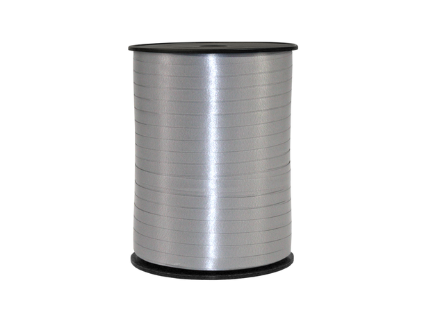 Gavebånd - sølv 1 rull gavebånd 500m x 5mm 