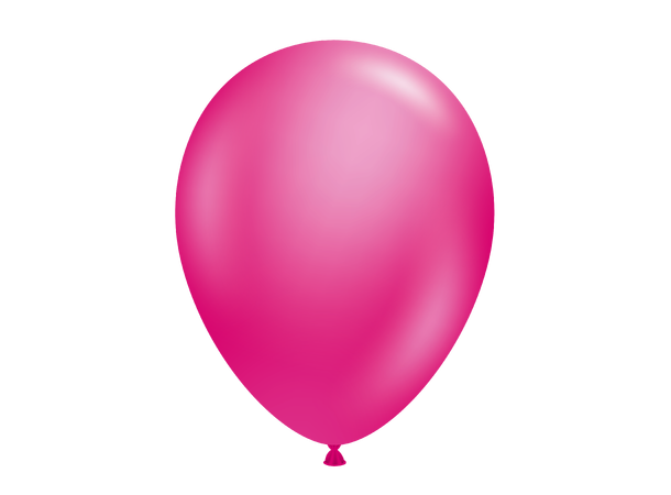 Metallic Fuchsia 100 gummiballonger - 28cm (11")