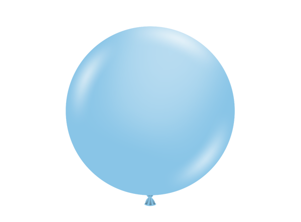 Pastel Baby Blue 50 gummiballonger - 43cm (17")
