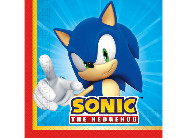 Sonic 20 Tolags papirservietter - 33x33cm