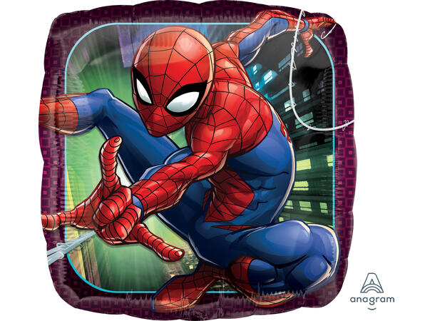 Spider-Man 1 Folieballong - Firkantet - 18" (43cm)