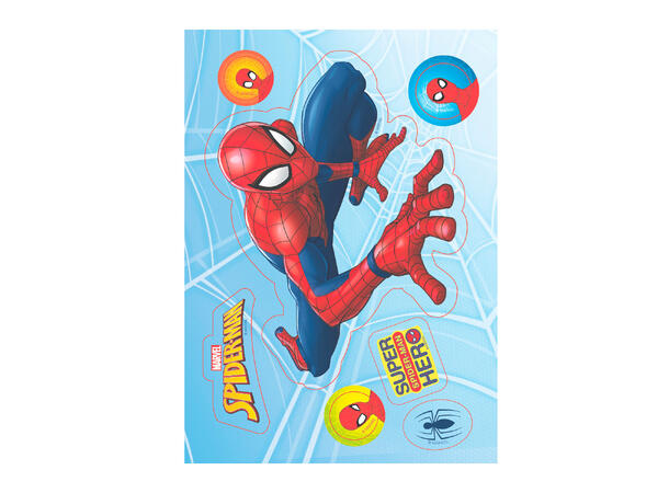 Spiderman 1 Ark med spiselig kakedekor - sukkerfri