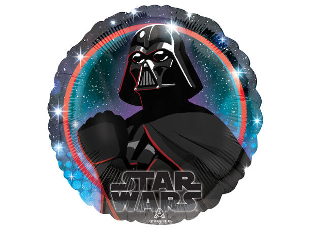 Star Wars Galaxy - Darth Vader 1 Folieballong - Rund - 18" (43cm) 