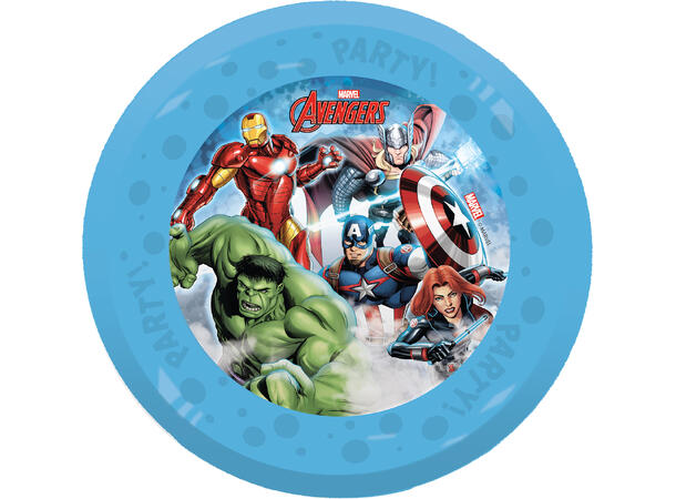 Avengers Infinity Stones 4 Gjenbrukbare tallerkener i plast- 21cm
