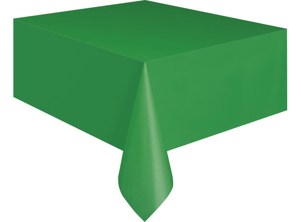Ensfarget - Smaragdgrønn -Kompakt Pakket 1 Plastikkduk firkantet - 137x214cm