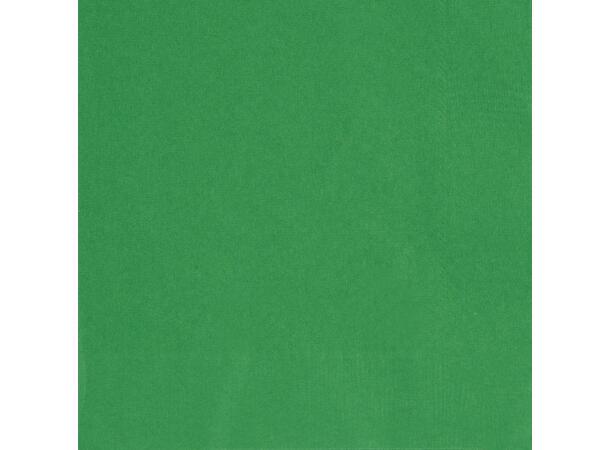 Ensfarget Smaragdgrønn 50 Lunsjservietter - 33x33cm
