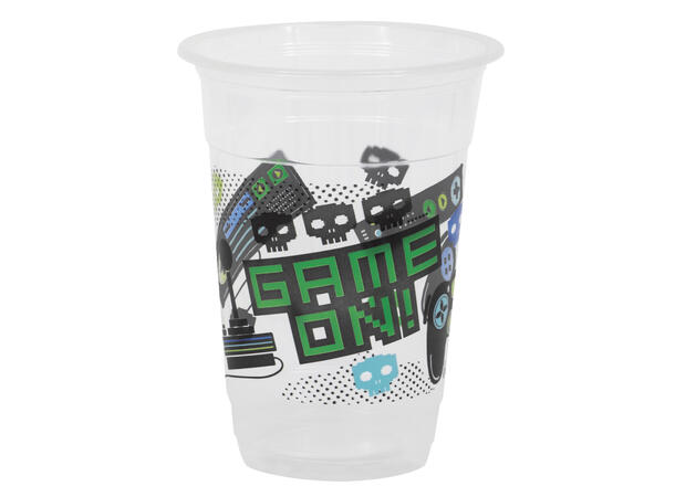 Gamer Birthday 8 Kopper i plast - 4,5dl