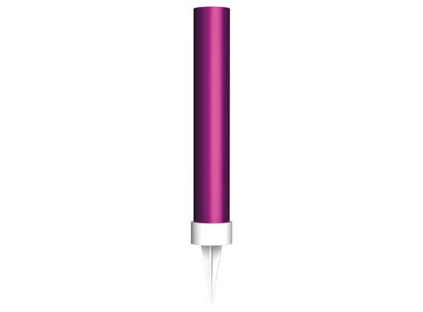 Isfontener - Rosa metallic 2 Isfontener - 9,5cm - brenner i 40 sek