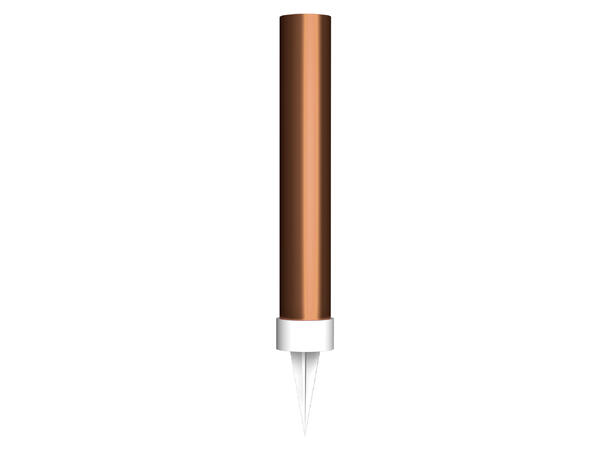 Isfontener - Rosegull metallic 2 Isfontener - 9,5cm - brenner i 40 sek