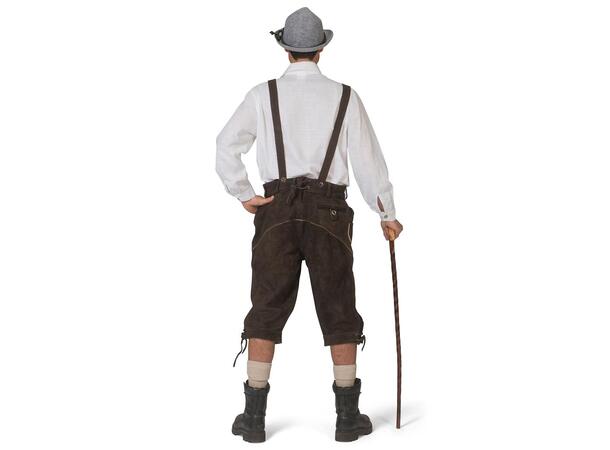 Lederhosen i ekte skinn - Ludwig 60-62 1 Shorts med seler 