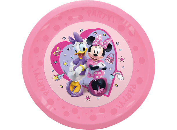 Minnie Junior 4 Gjenbrukbare tallerkener i plast- 21cm