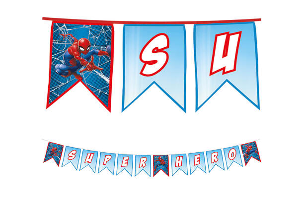 Spider-Man Crime Fighter 1 Gjenbrukbart Bokstavbanner