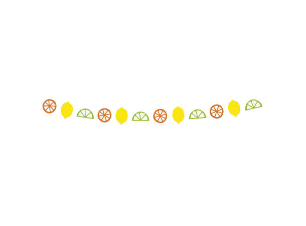 Summer Citrus 1 Papirgirlander - 1,8m