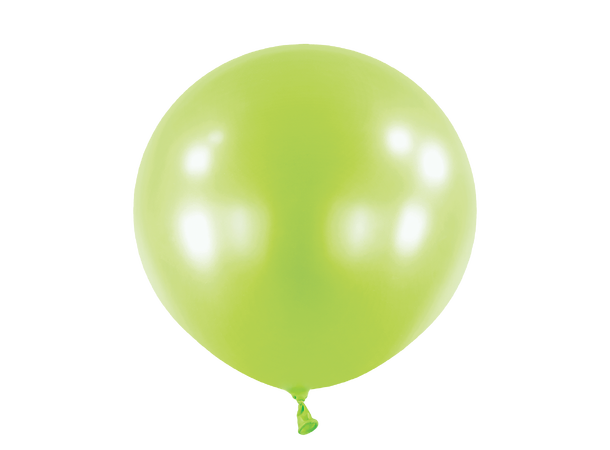 24R - Metallic Kiwi 4 Gummiballonger - 61cm (24")