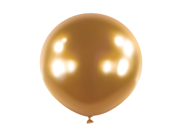 24R - Satin Luxe™ Gold Sateen 4 Gummiballonger - 61cm (24")