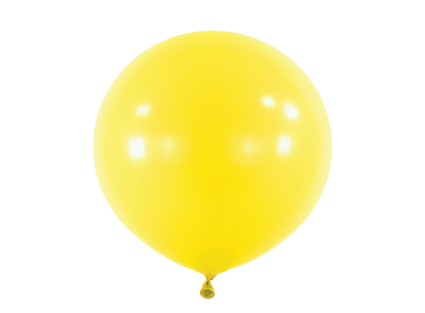 24R - Standard Sunshine Yellow 4 Gummiballonger - 61cm (24")