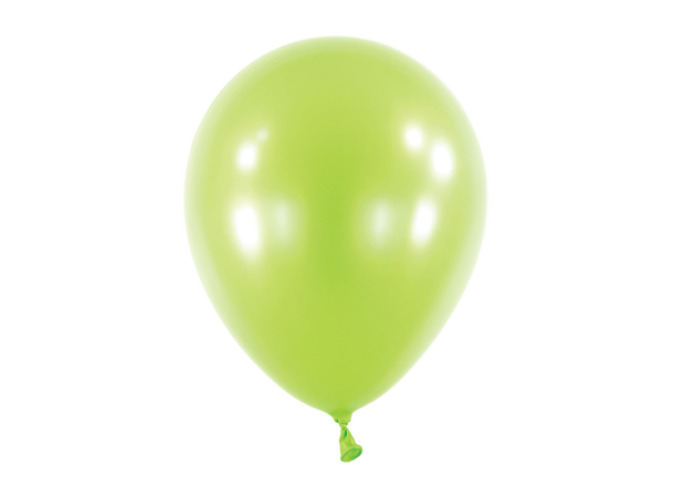 5R - Metallic Kiwi 100 Gummiballonger - 13cm (5")