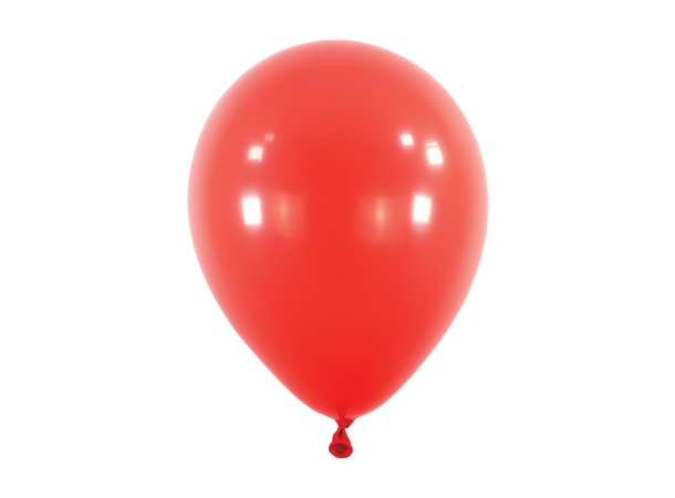 5R - Standard Apple Red 100 Gummiballonger - 13cm (5")