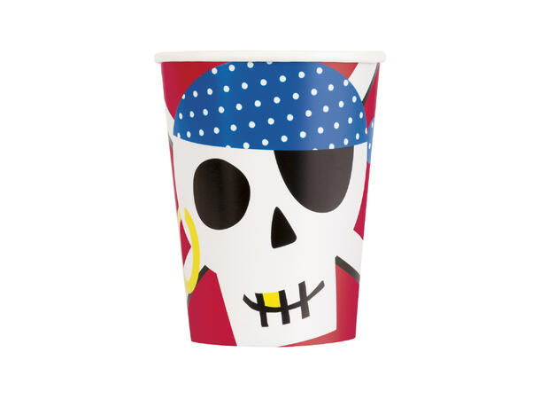 Ahoy Pirate 8 Kopper i papp - 2,5dl