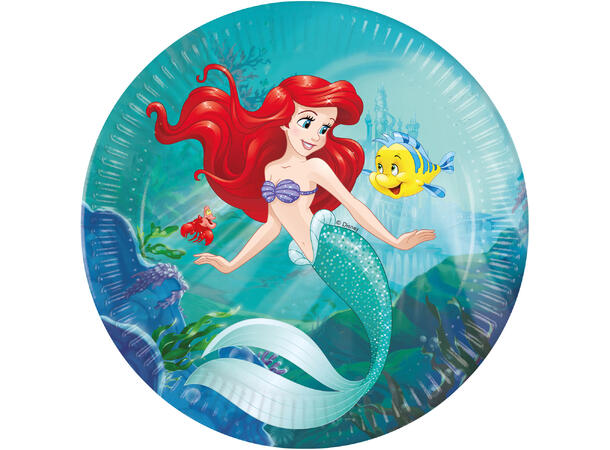 Ariel Curious 8 Tallerkener i papir - 23cm