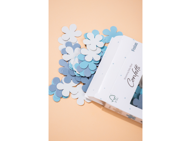 Blooming Baby Boy 80 stk Bordkonfetti i papir