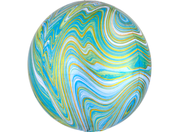 Blue Green Marblez™ 1 Ballongball - ORBZ - 38x40cm