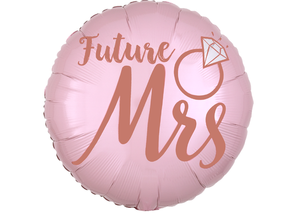 Blush Wedding 1 Folieballong - Rund - 18" (43cm)