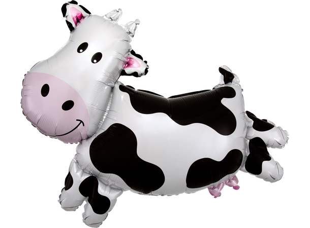 Cow 1 Stor folieballong med form - 76x71cm