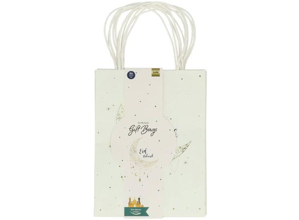 Eid Mubarak 6 gaveposer i papir 20x10x27 cm 