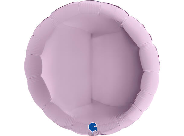Ensfarget - Lilac 1 Folieballong - Rund - 36" (91cm)