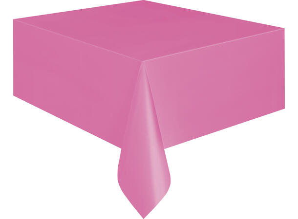 Ensfarget - Mørk Rosa - Kompakt Pakket 1 Plastikkduk firkantet - 137x214cm