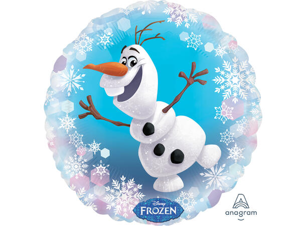 Frozen Olaf 1 Folieballong - Rund - 18" (43cm)
