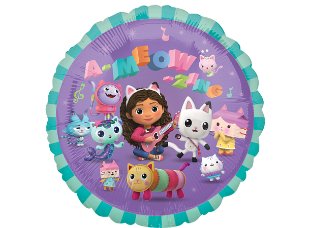 Gabby's Dollhouse 1 Folieballong - Rund - 18" (43cm) 