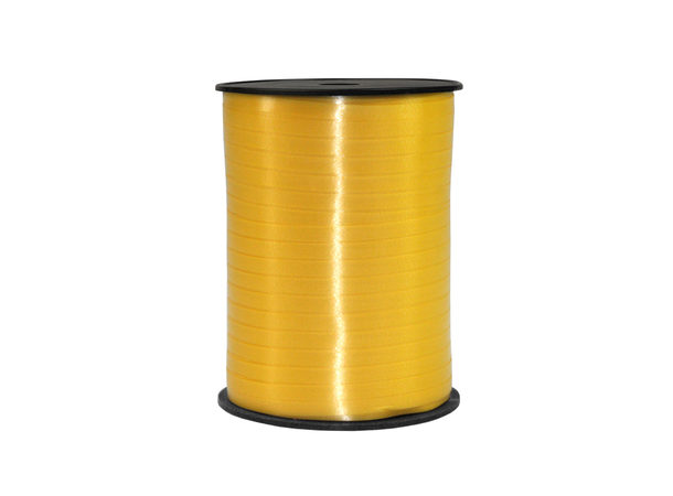 Gavebånd - gul 1 rull gavebånd 500m x 5mm 