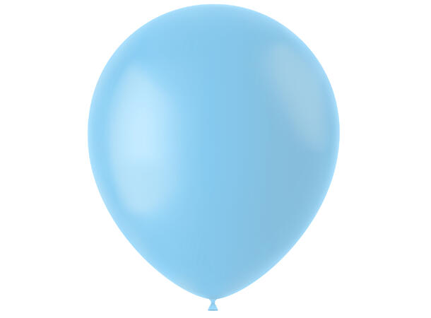 Gummiballonger - Powder Blue  Matt 10 Gummiballonger - 33cm (13")