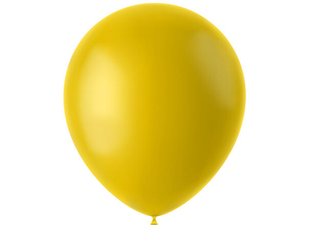 Gummiballonger - Tuscan Yellow Matt 10 Gummiballonger - 33cm (13")