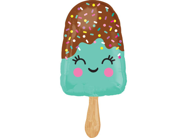 Happy Ice Cream Bar 1 Stor folieballong med form - 43x88cm 