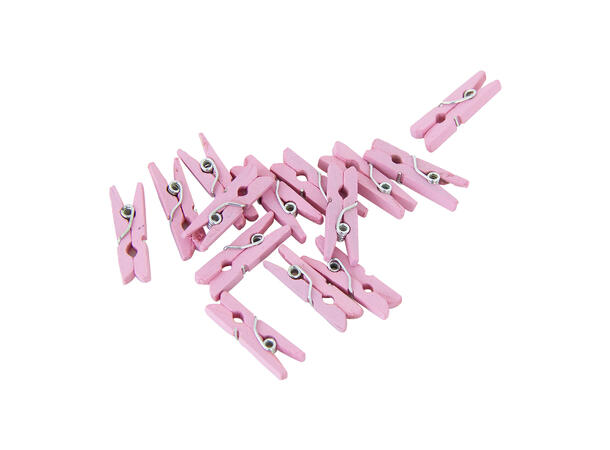 Klesklyper - Rosa 24 mini klesklyper