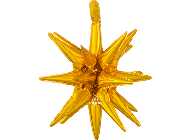 Magic Star™ Small Gold 1 Folieballong 3D - 45x50cm