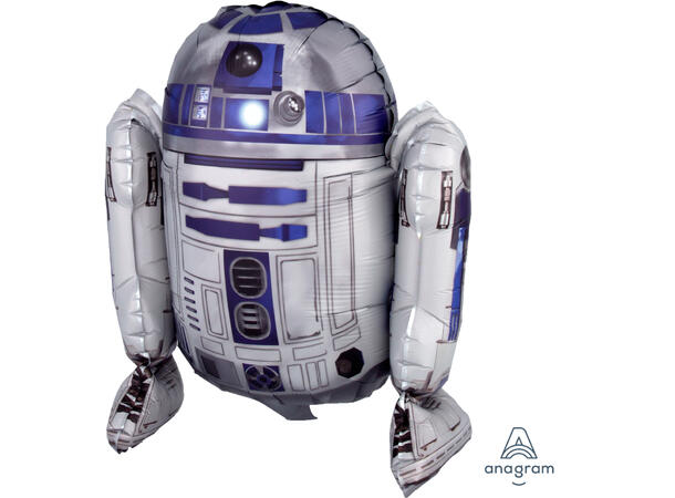 R2-D2 - 3D helfigur 1 Folieballong med form - 38x45cm