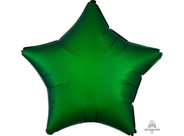 Satin Luxe® Emerald Star 1 Folieballong - Stjerne - 19" (48cm)