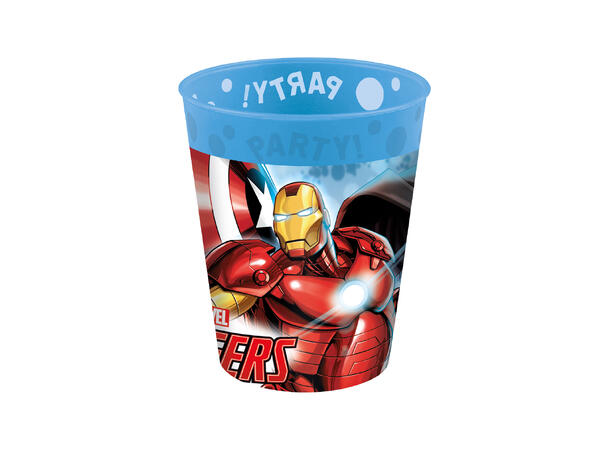 Avengers Infinity Stones 4 Gjenbrukbare kopper i plast - 2,5dl