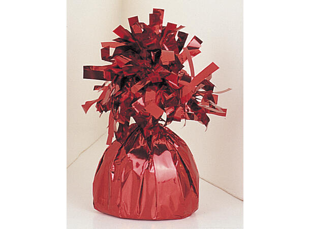 Ballongvekt - Folie - Rød 1 Ballongvekt - 175g
